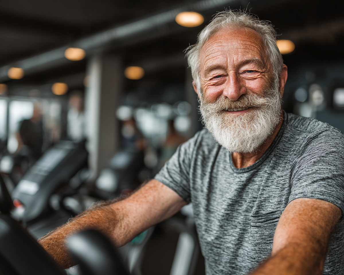 Personas mayores disfrutando de danza terapéutica en un ambiente natural y acogedor